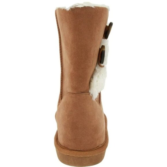 Sugar Womens Marty Faux Suede Cold Weather Winter & Snow Boots - Picture 4 of 4